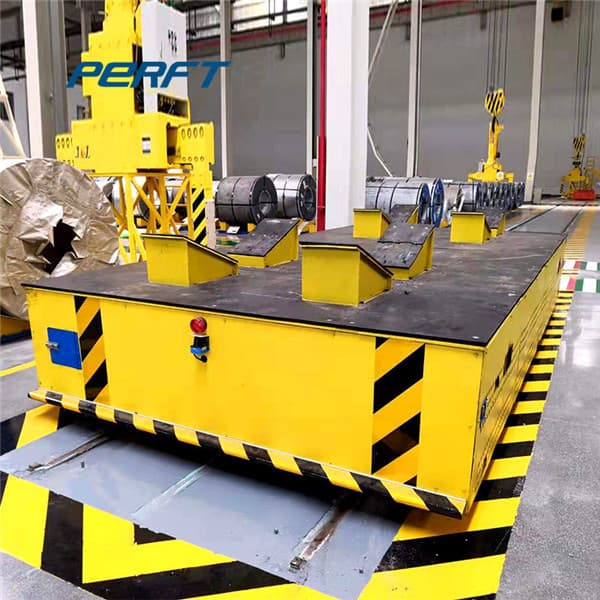 coil transfer trolley for warehouse handling 80 ton